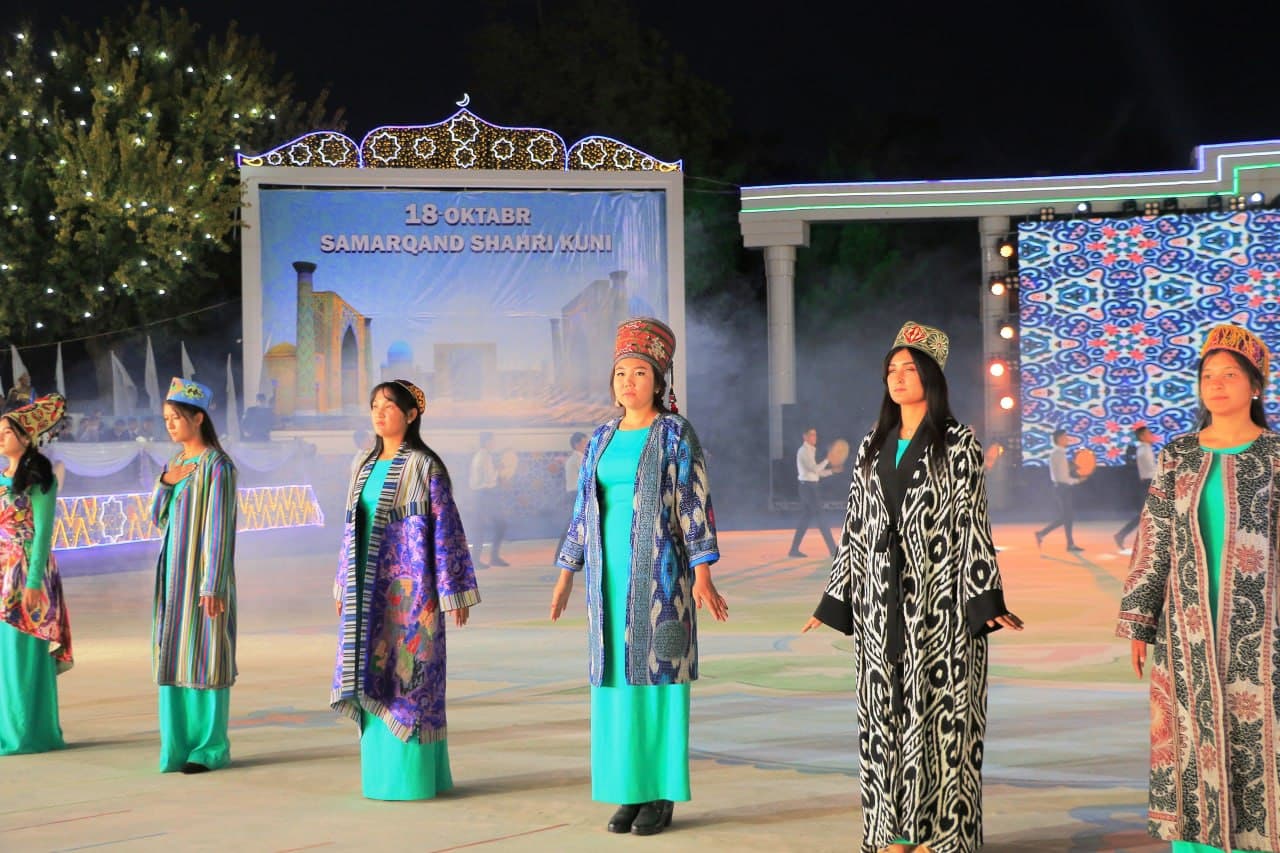 October 18 - Samarkand City Day  A cultural program dedicated to the date was presented at the Miracle Amphitheater in Samarkand!