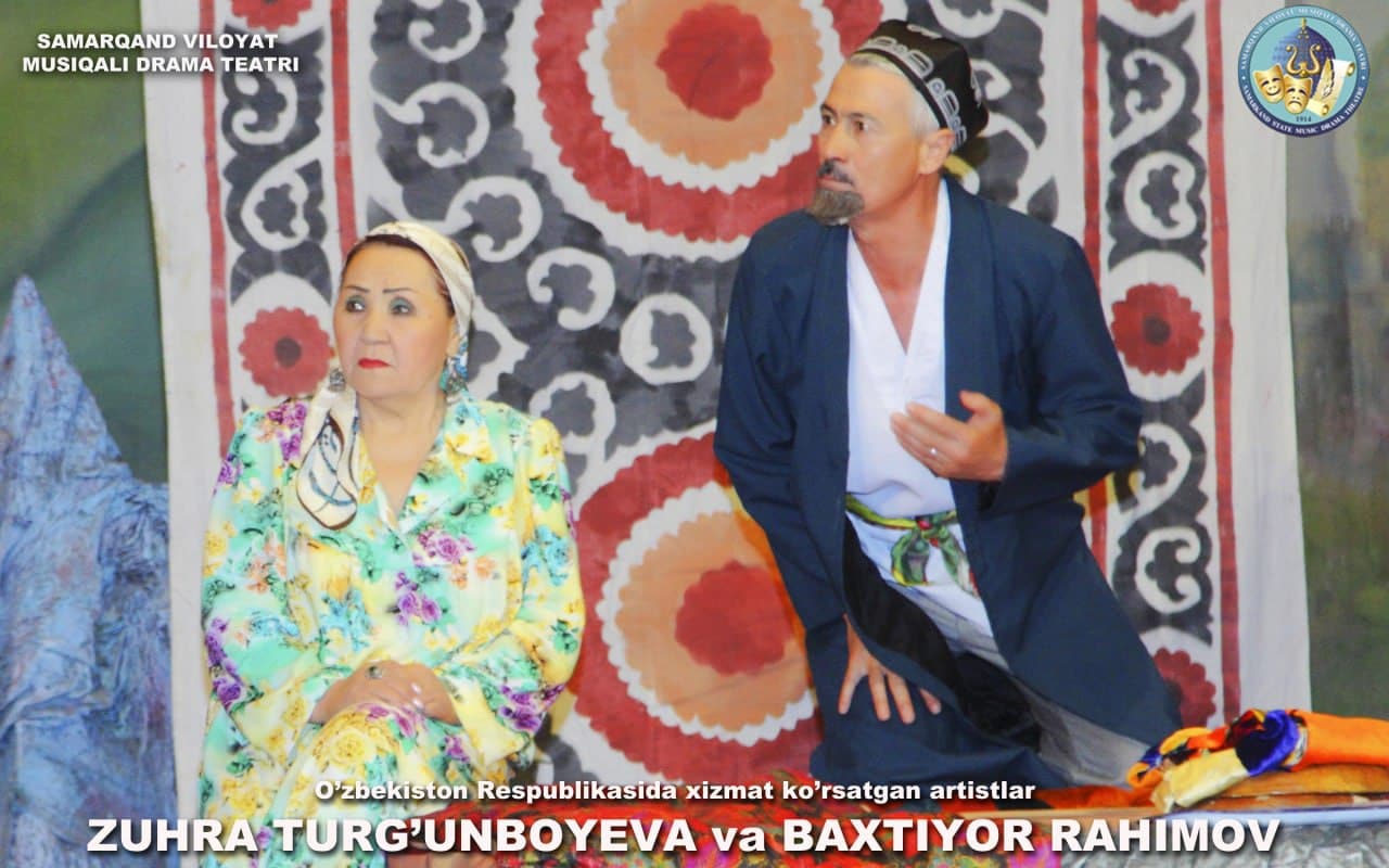 HISTORY STAMPED IN PHOTOS: Zuhra TURGUNBOEVA and Bakhtiyor RAKHIMOV.