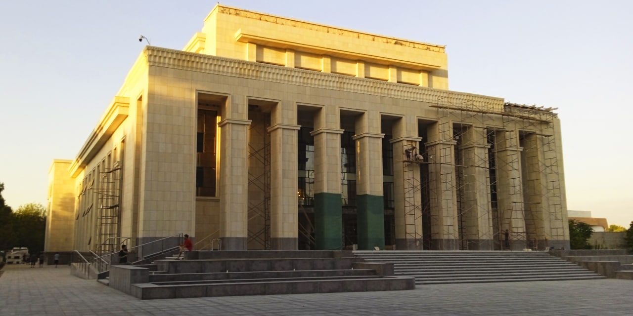 At the moment, large-scale reconstruction works are underway in the building of the Samarkand Regional Musical Drama Theater.