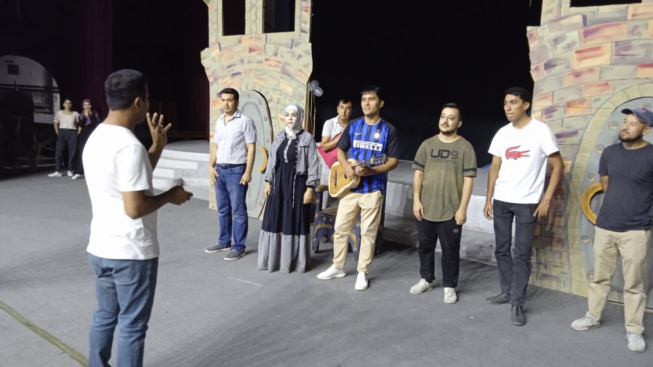At the moment, rehearsals of the play 